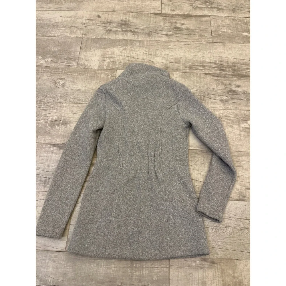 The North Face Womens Gray Fleece Lined Collar Jacket Size S - Picture 5 of 7